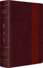 ESV Study Bible, Large Print (TruTone, Mahogany, Trellis Design)