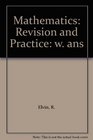 Mathematics Revision and Practice w ans