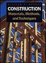 Construction Materials  Methods and Techniques