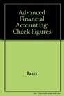 Advanced Financial Accounting Check Figures