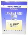 Language Arts Today Testing Program Grade 5