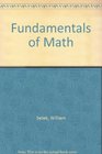 Fundamentals of Math