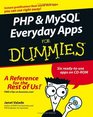 PHP  MySQL Everyday Apps For Dummies
