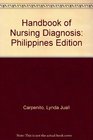 Handbook of Nursing Diagnosis Philippines Edition