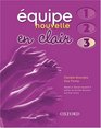 Equipe Nouvelle En Clair Part 3 Book and CD