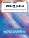 Best  School Year Ever  Student Packet by Novel Units Inc