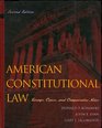 American Constitutional Law Essays Cases and Comparative Notes