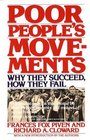 Poor People's Movements  Why They Succeed How They Fail
