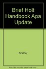 Brief Holt Handbook with APA Update Card
