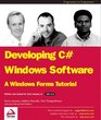 Developing C Windows Software A Windows Forms Tutorial