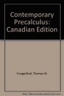 Contemporary Precalculus Canadian Edition