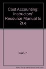Cost Accounting Instructors' Resource Manual to 2re