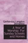 A Year of Worship For Sunday Schools and Homes