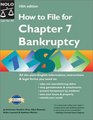 How to File for Chapter 7 Bankruptcy 10th Edition