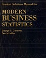 Student Solutions Manual for Modern Business Statistics
