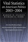 Vital Statistics on American Politics 20032004