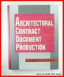 Architectural Contract Document Production