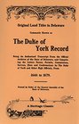 Original Land Titles in Delaware Commonly Known As the Duke of York Record