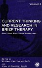 Current Thinking And Research In Brief Therapy Solutions Strategies Narratives
