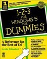 123 for Windows 5 for Dummies Quick Reference