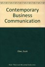 Contemporary Business Communication Text with Urban Systems CDROM