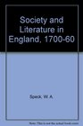 Society and Literature in England 170060