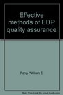 Effective methods of EDP quality assurance