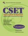 CSET   Best Test Prep for the California Subject Examinations for Teachers  1st Edition