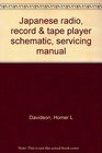 Japanese radio record  tape player schematic servicing manual