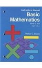 Basic Mathematics Instructor's Manual