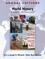 Annual Editions World History Volume 2 1500 to the Present