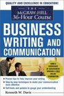 The McGrawHill 36Hour Course in Business Writing and Communication