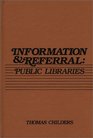 Information and Referral Public Libraries