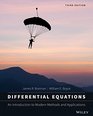 Differential Equations An Introduction to Modern Methods and Applications