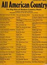 All American Country Vol2 Piano Vocal Country Music