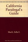 California Paralegal's Guide