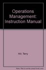 Operations Management Instruction Manual