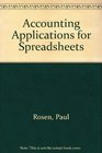 Accounting Applications for Spreadsheets