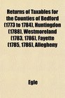 Returns of Taxables for the Counties of Bedford  Huntingdon  Westmoreland  Fayette  Allegheny  Washington