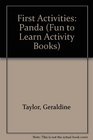 First Activities Panda