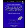Grammar Dimensions Platinum Book 1  Textbook Only