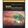 Contemporary Mathematics for Business and Consumers  Textbook Only