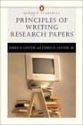 The Principles of Writing Research Papers