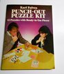 PunchOut Puzzle Kit Twelve Puzzles With ReadyToUse Pieces