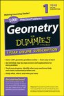 1001 Geometry Practice Problems For Dummies Access Code Card