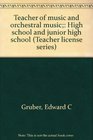 Teacher of music and orchestral music High school and junior high school