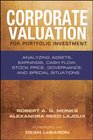 Corporate Valuation for Portfolio Investment Analyzing Assets Earnings Cash Flow Stock Price Governance and Special Situations