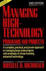 Managing HighTechnology Programs and Projects 2nd Edition