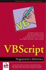 VBScript  Programmer's Reference