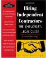 Hiring Independent Contractors The Employers' Legal Guide